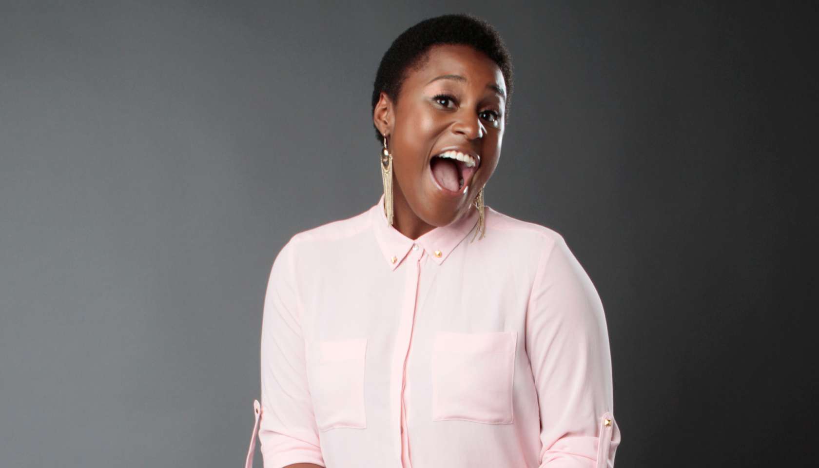 LOS ANGELES, CA.  OCTOBER 9, 2012: Issa Rae poses for a portrait in the Los Angeles Times studio on