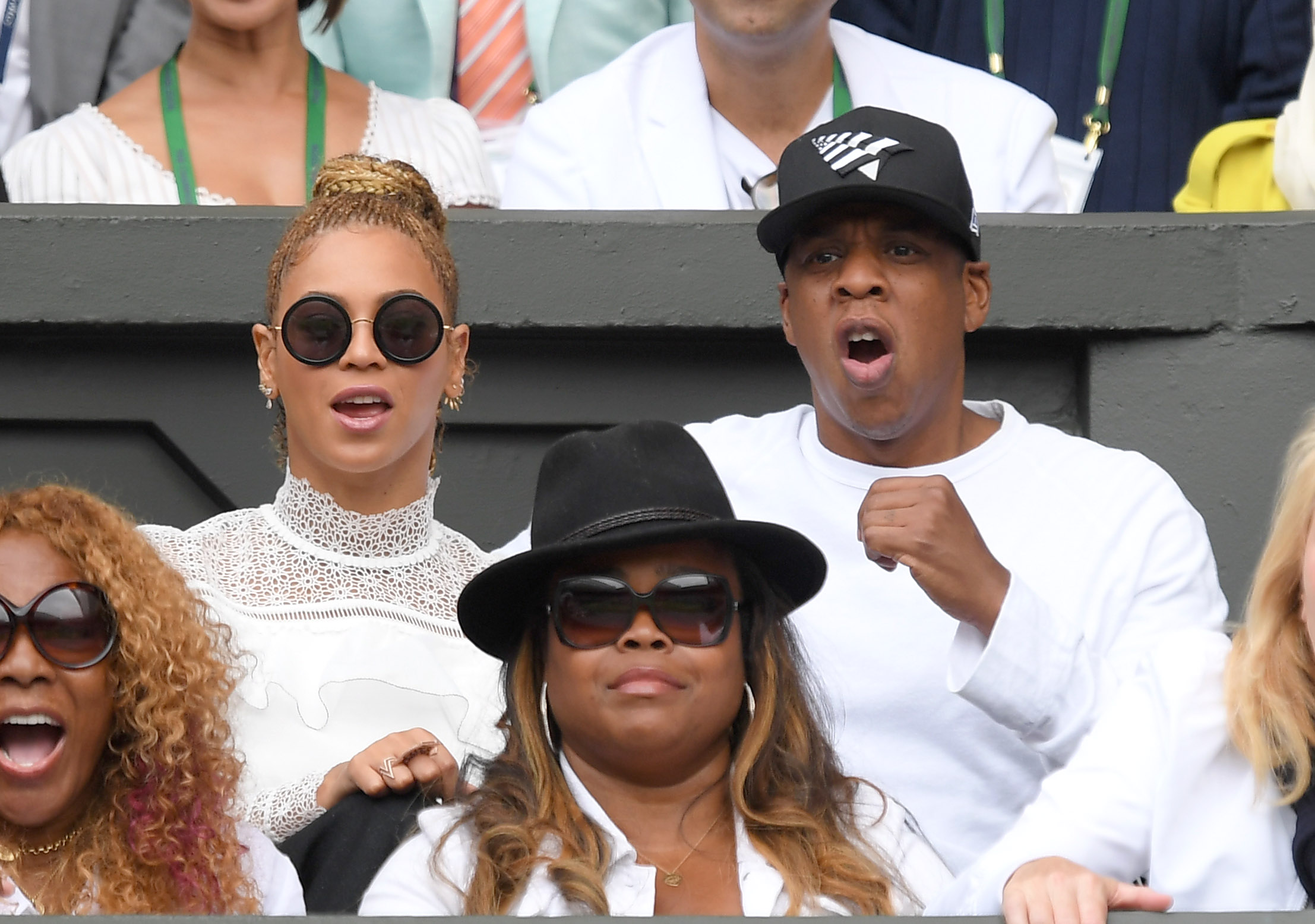 Celebrities Attend Wimbledon