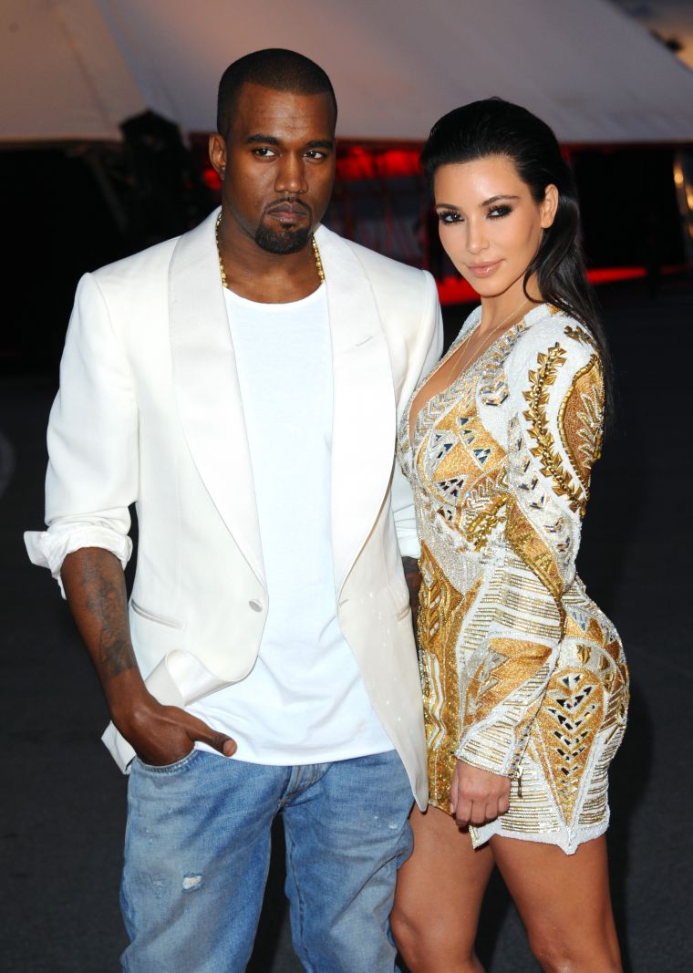 Kim Kardashian and Kanye West