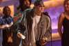 024976.CA.0221.Eminem2.km Eminem accepts for Best Rap Album at the 43rd Grammy Award Show held at