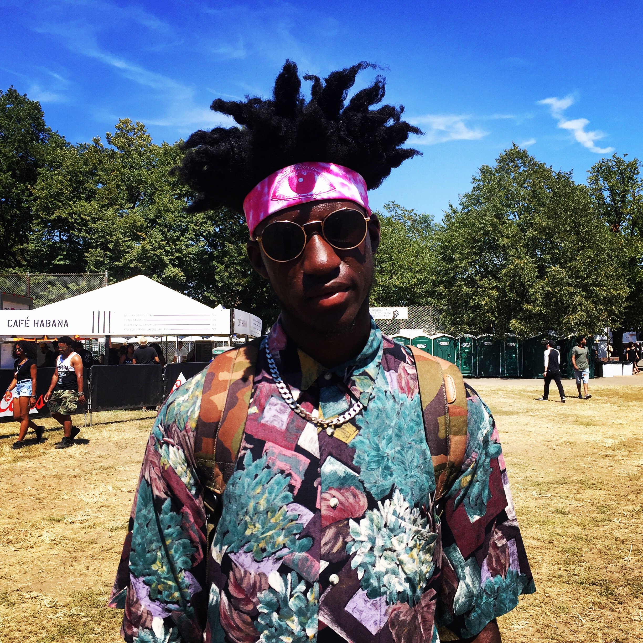 Anthony Odige at Afropunk Brooklyn 2016.