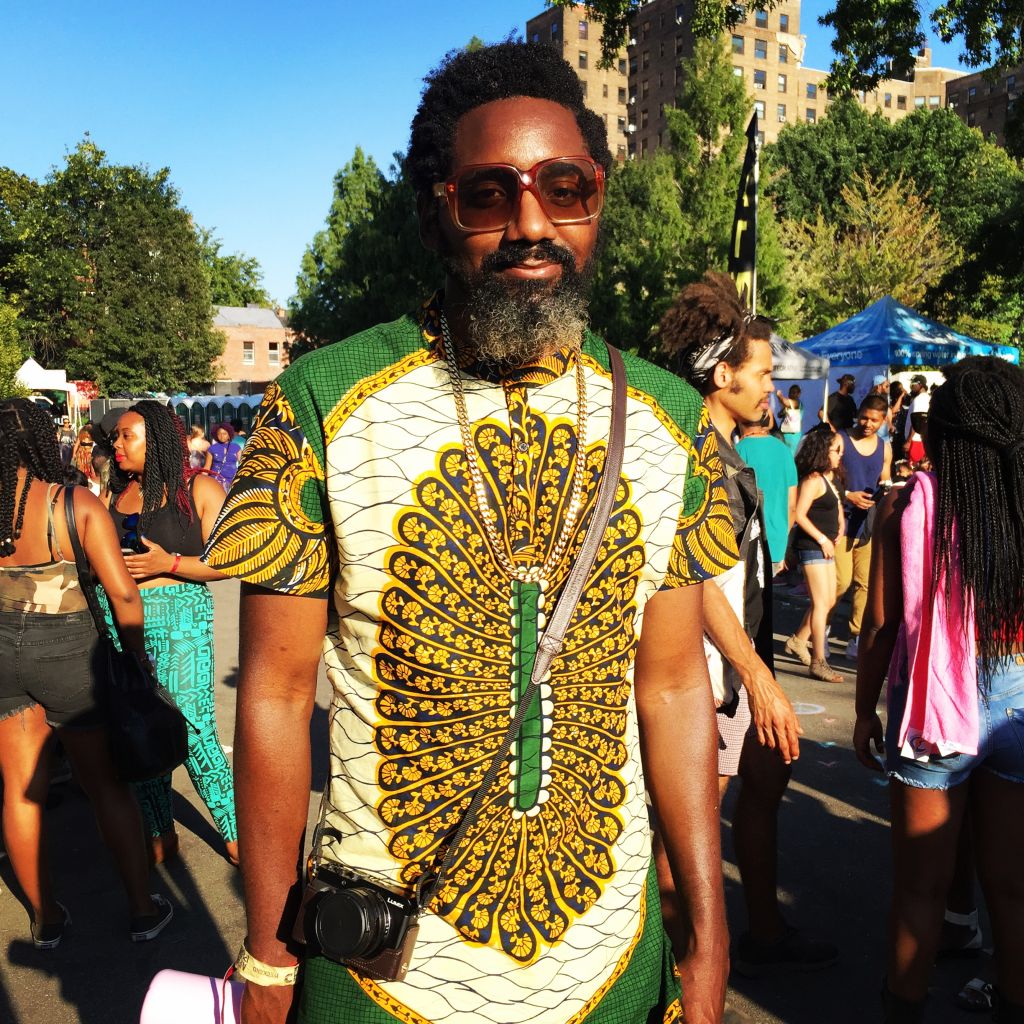 Avery Smith at Afropunk Brooklyn 2016.