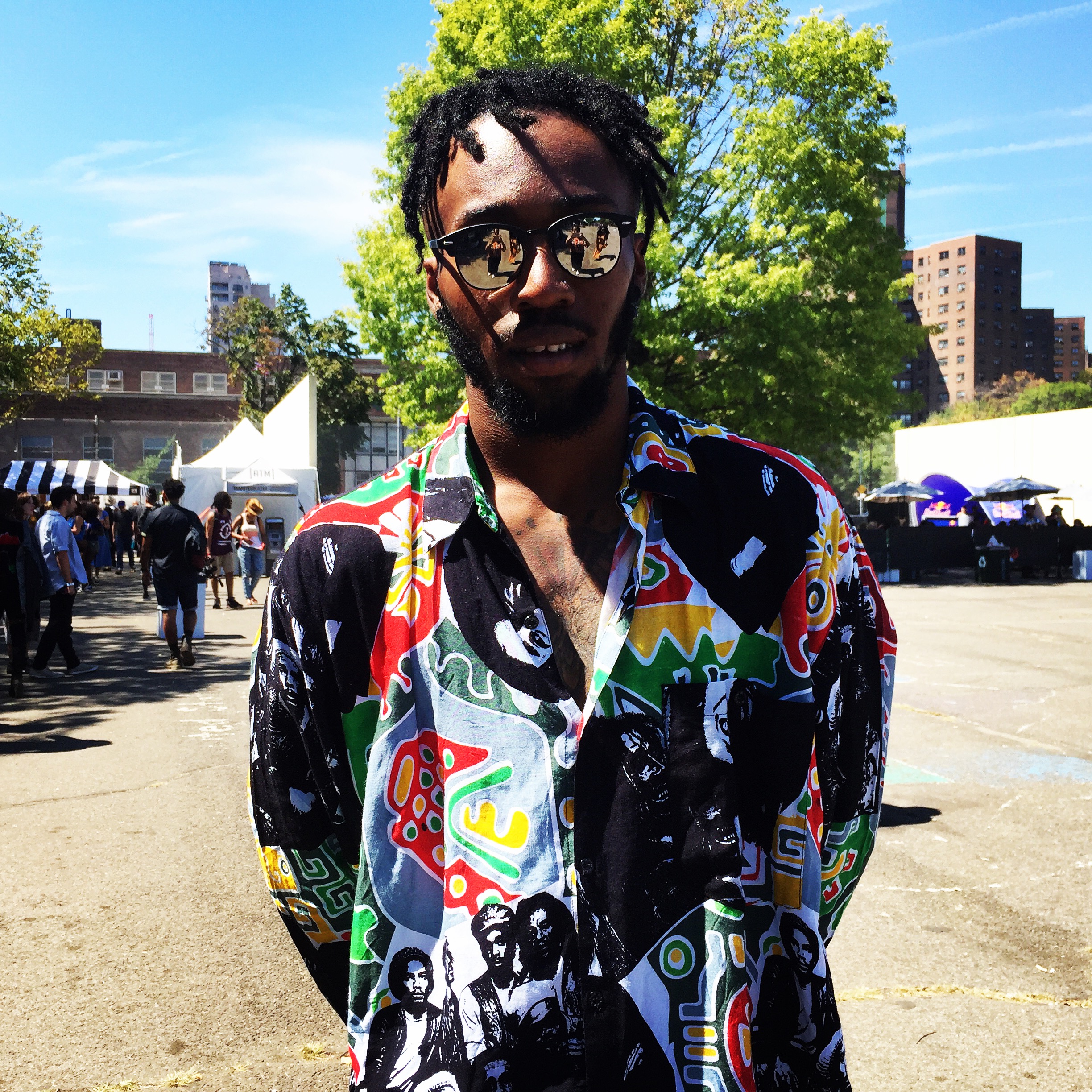 Evron McKay at Afropunk Brooklyn 2016.