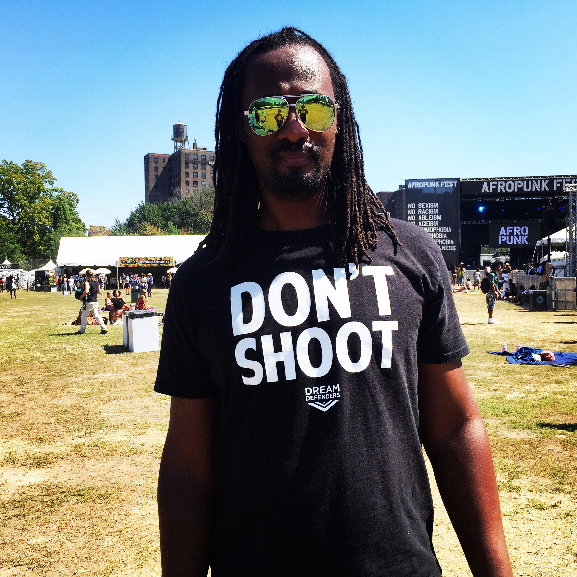 Russell Taylor at Afropunk Brooklyn 2016.