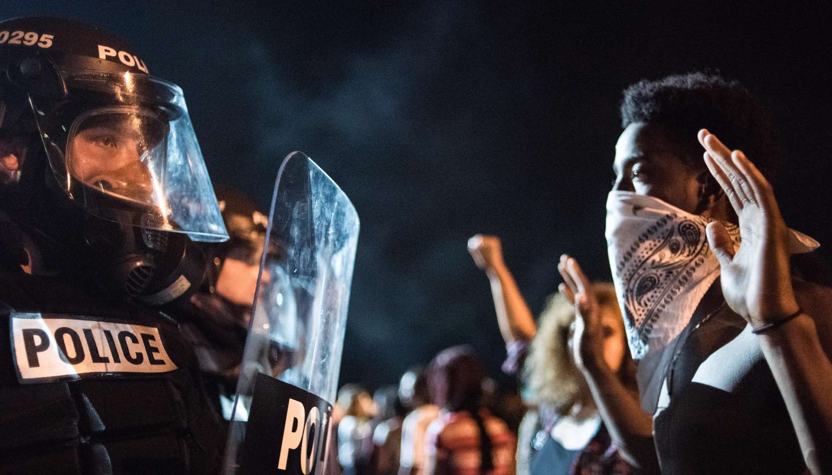 Protests Break Out In Charlotte After Police Shooting