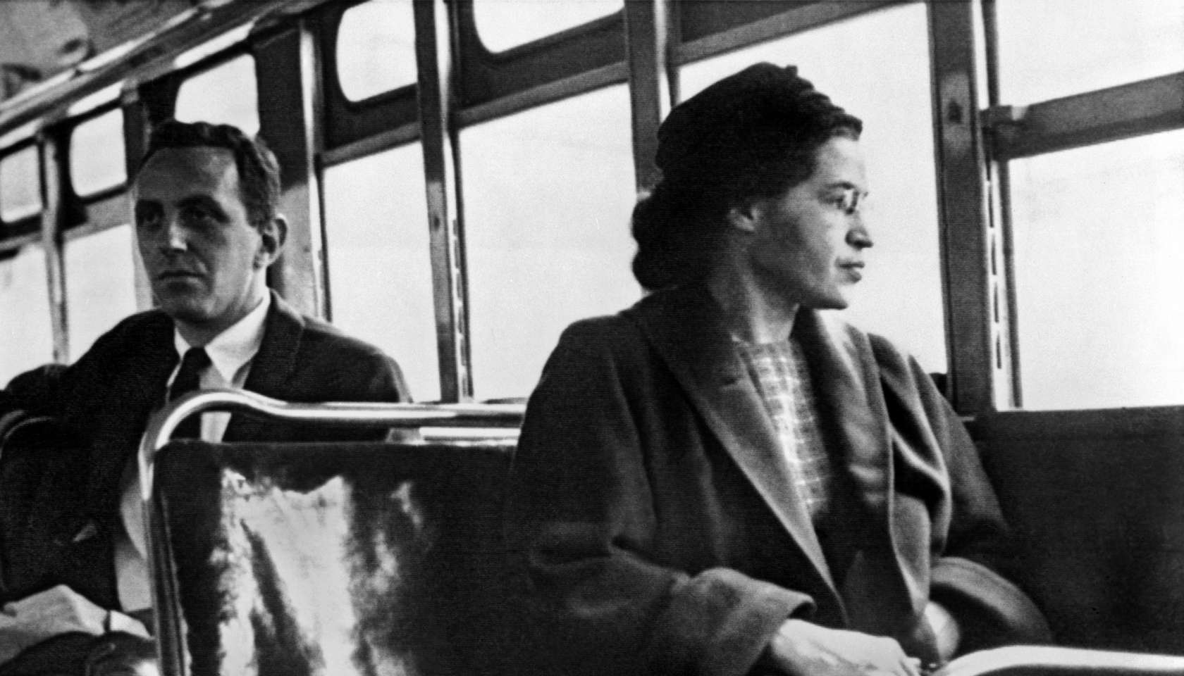 Rosa Parks On Bus
