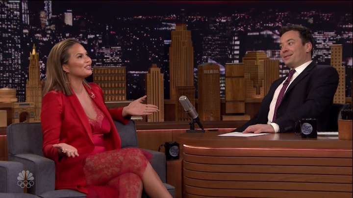 Chrissy Teigen during an appearance on NBC's 'The Tonight Show Starring Jimmy Fallon.'